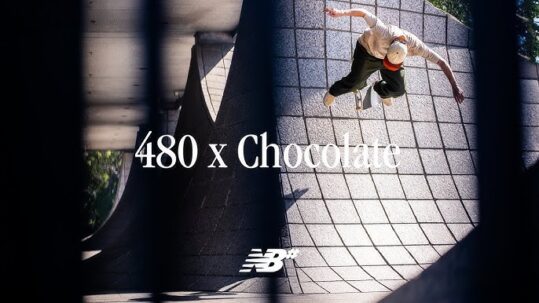 new balance numeric 480 gets a revamped look with chocolate skateboards