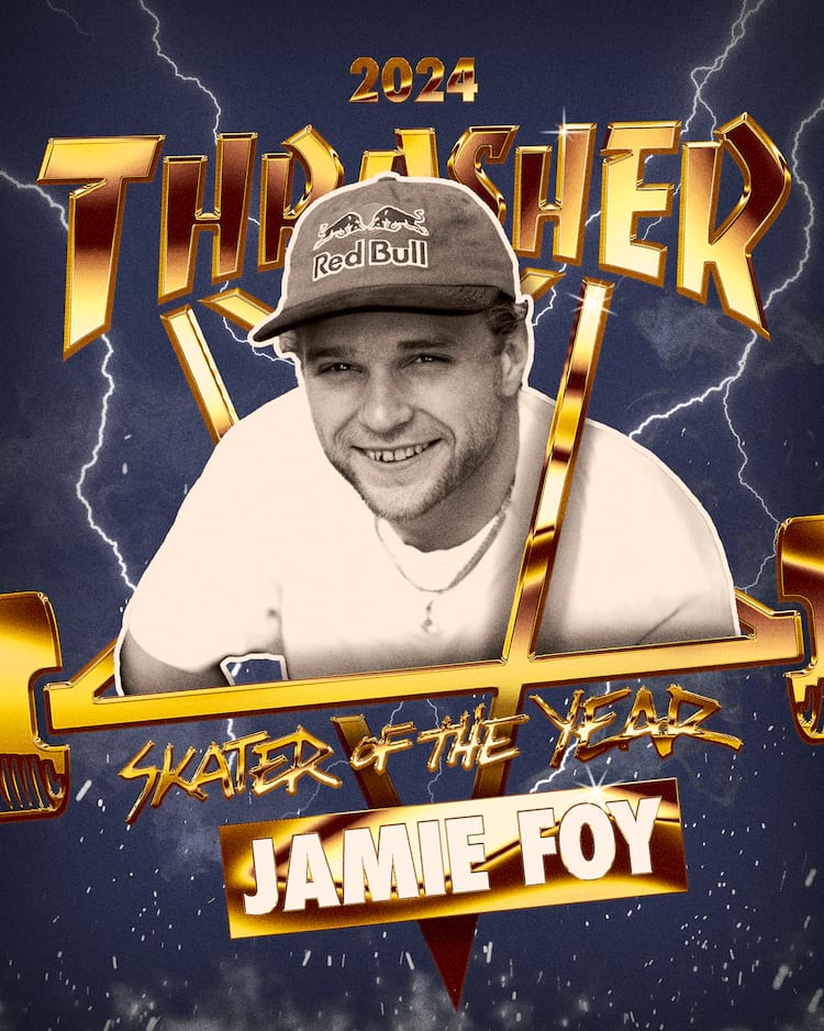 jamie foy is the 2024 thrashersoty winner