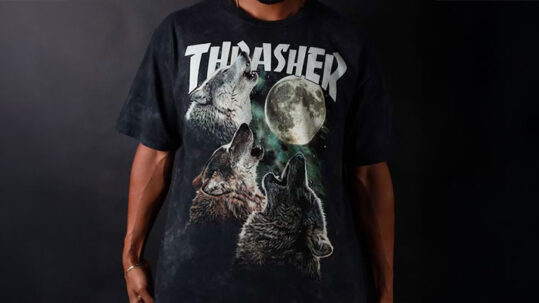 Thrasher Magazine Clothing Bison and Wolf tees