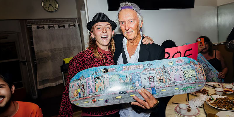 poe pinson pro for there skateboards dlxsf